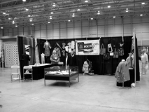 Leah Jones in ASG booth at Quilt Show.