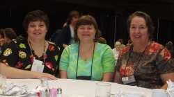Denise Dias, Julia Langel, Betty Brees at ASG Conference, July 2007