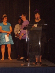 Denise Dias Presenting Awards